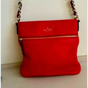 Kate Spade Melisse Jackson Red Carpet Pebbled Leather Crossbody Bag